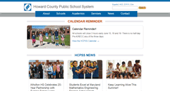 Desktop Screenshot of hcpss.org