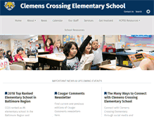 Tablet Screenshot of cces.hcpss.org