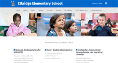 Desktop Screenshot of ees.hcpss.org