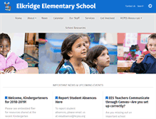 Tablet Screenshot of ees.hcpss.org